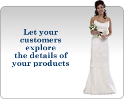 Let your customers explore the details of your products